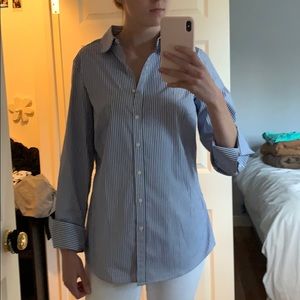Stripped button up